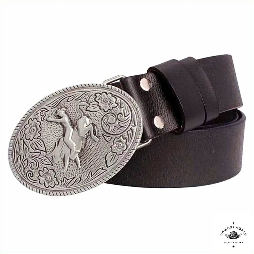 Ceinture avec Boucle Western - Cowboy World