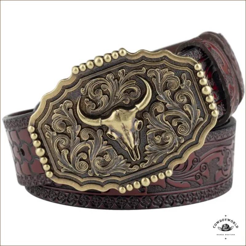 Ceinture Boucle Western - Cowboy World
