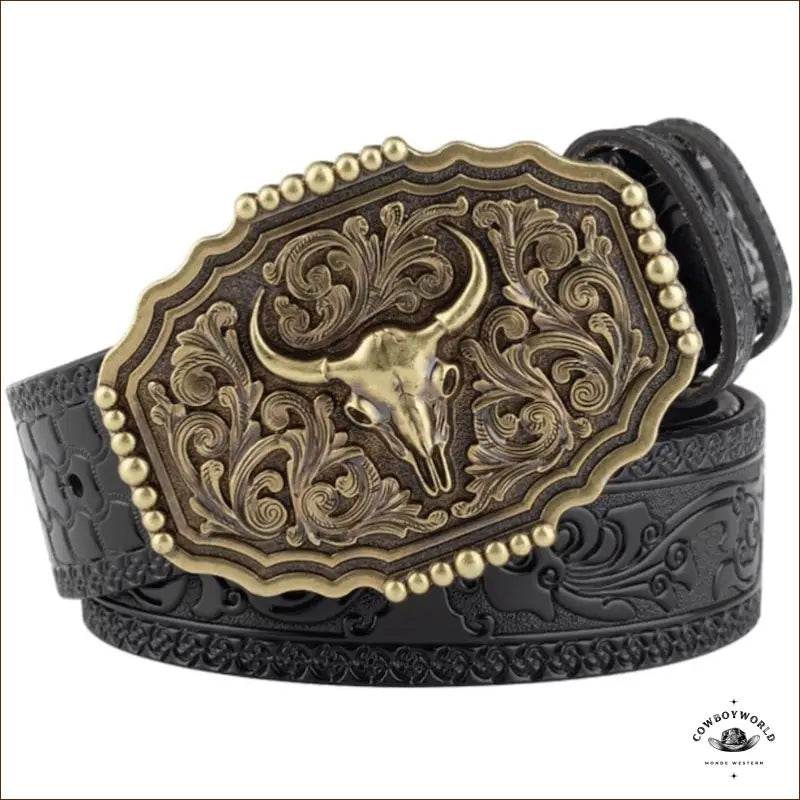 Ceinture Boucle Western - Cowboy World