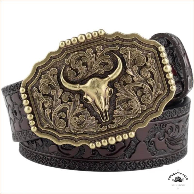 Ceinture Boucle Western - Cowboy World