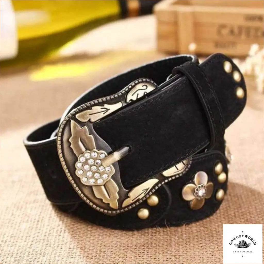 Ceinture Boucle Western Femme - Cowboy World