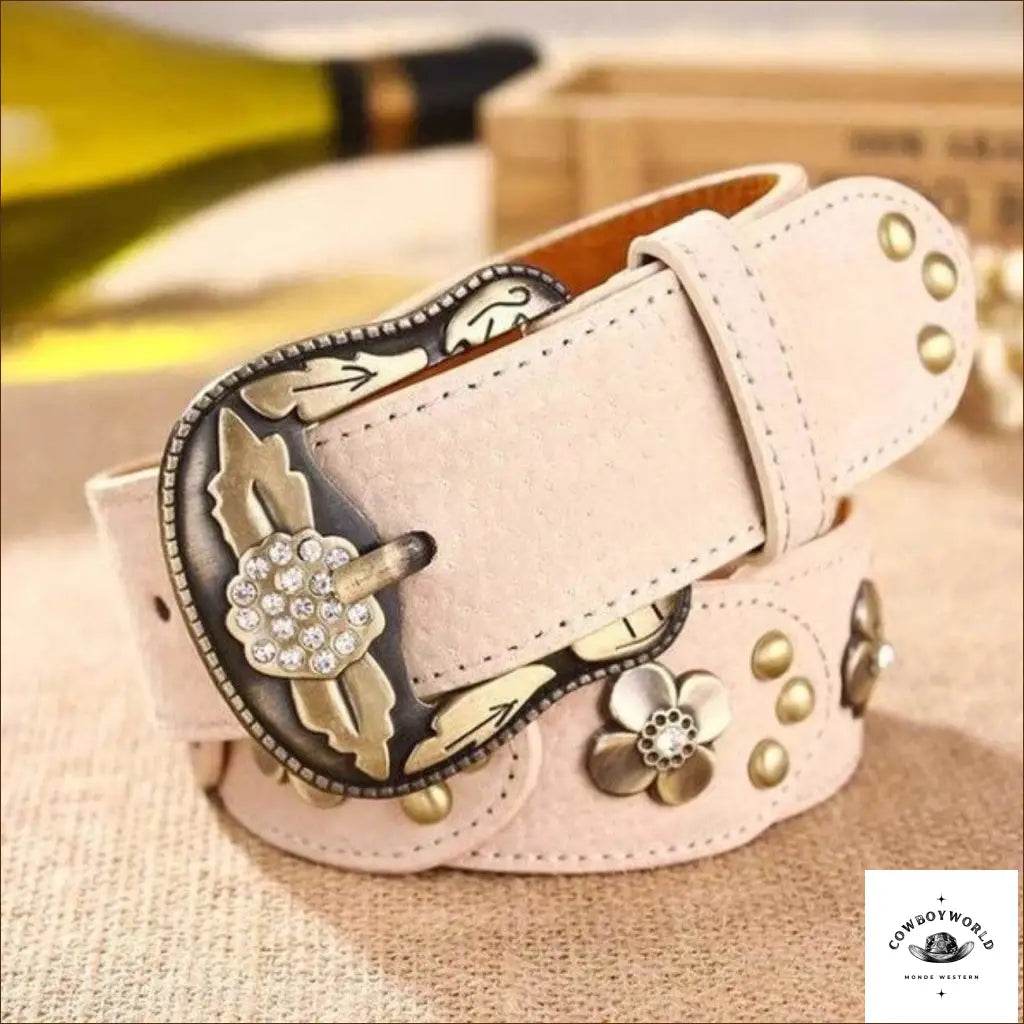 Ceinture Boucle Western Femme - Cowboy World