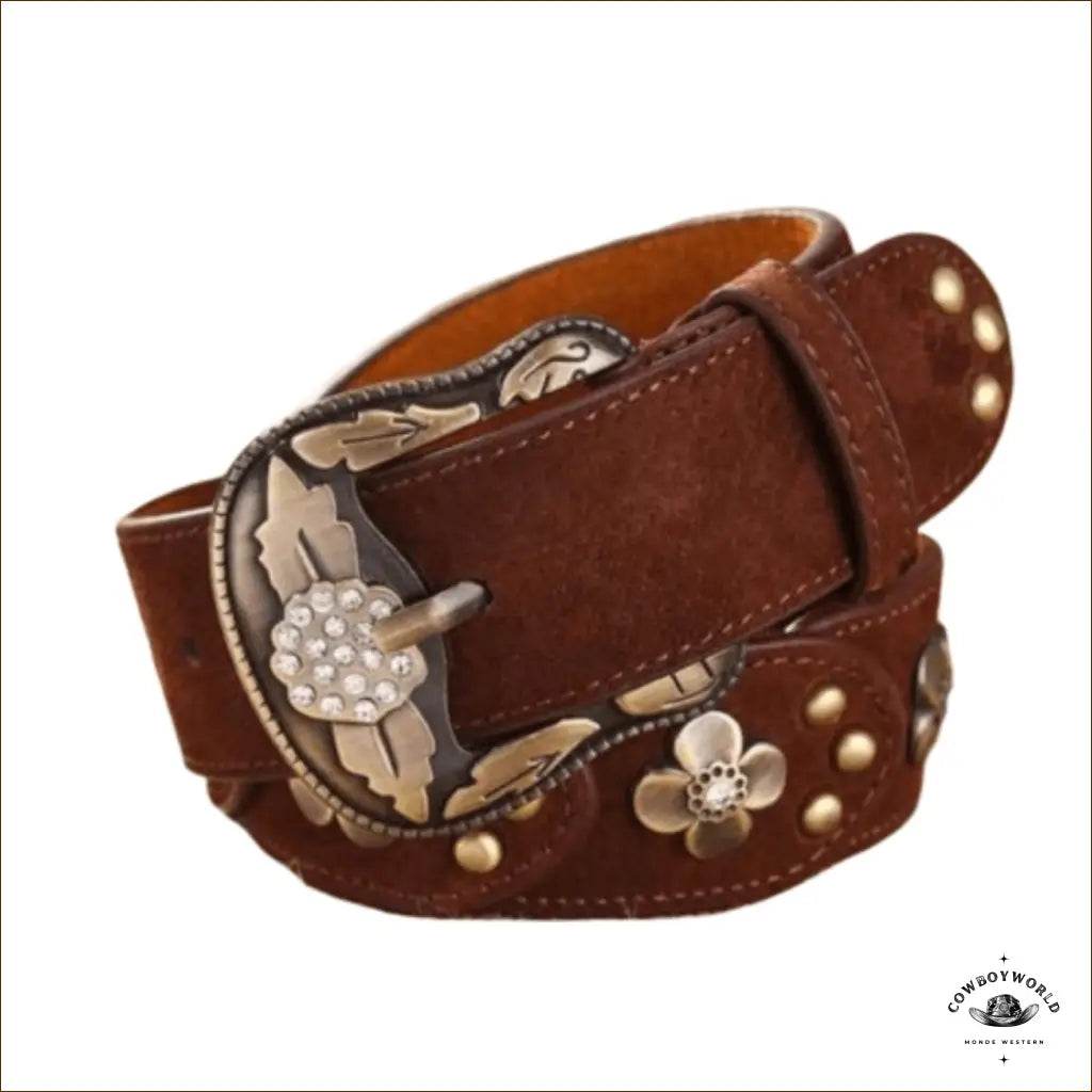 Ceinture Boucle Western Femme - Cowboy World