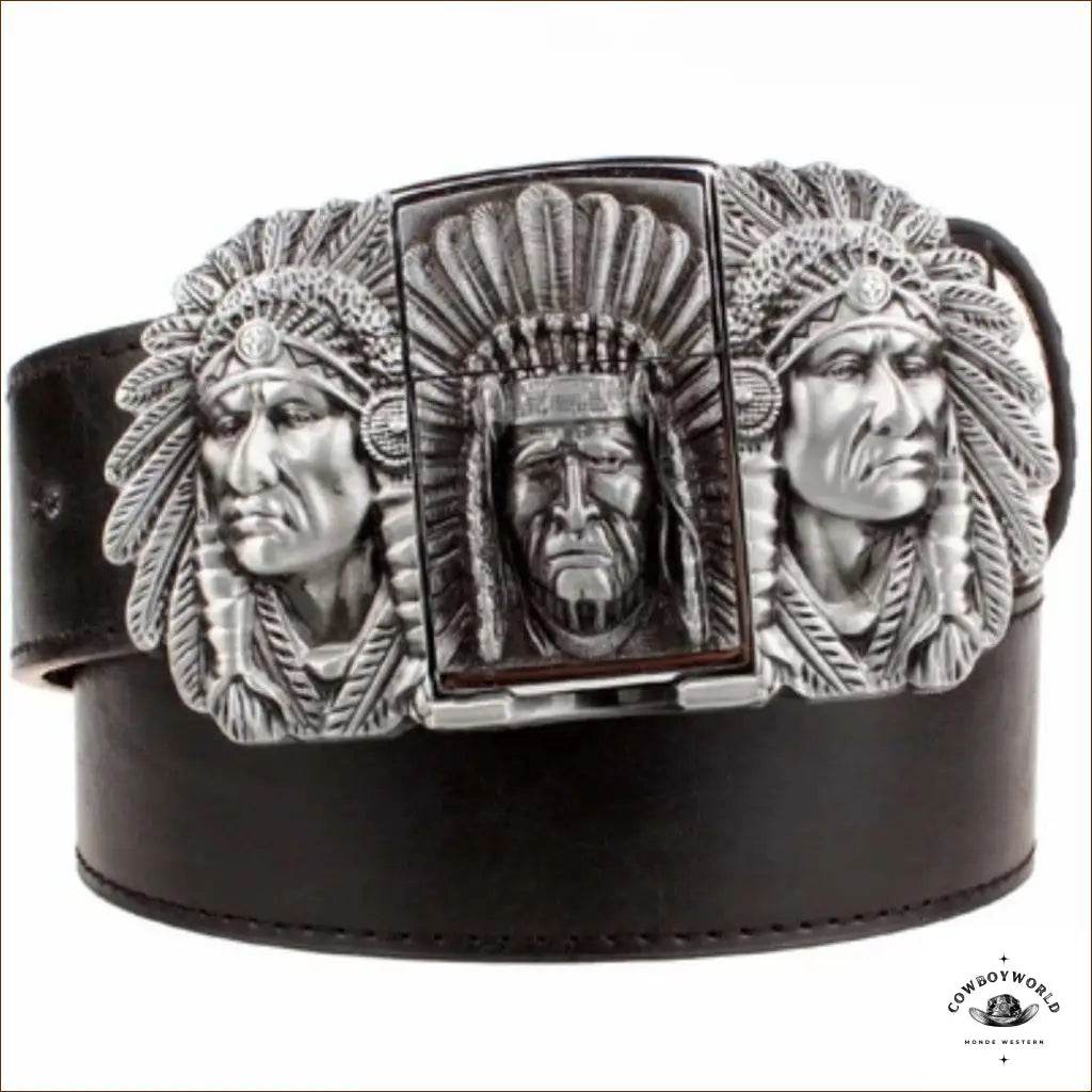 Ceinture Briquet Western Indien - Cowboy World