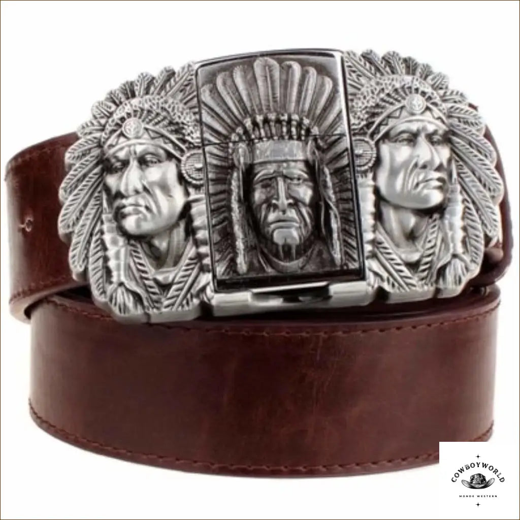 Ceinture Briquet Western Indien