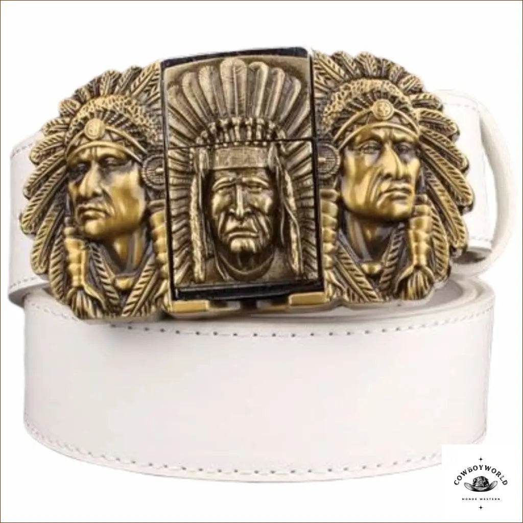 Ceinture Briquet Western Indien - Cowboy World