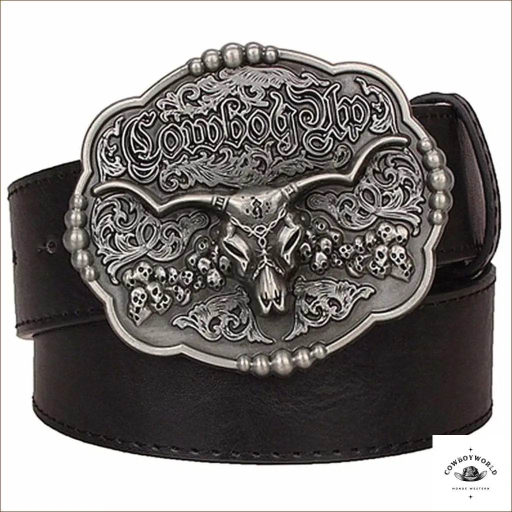 Ceinture Cowboy Crâne - Cowboy World