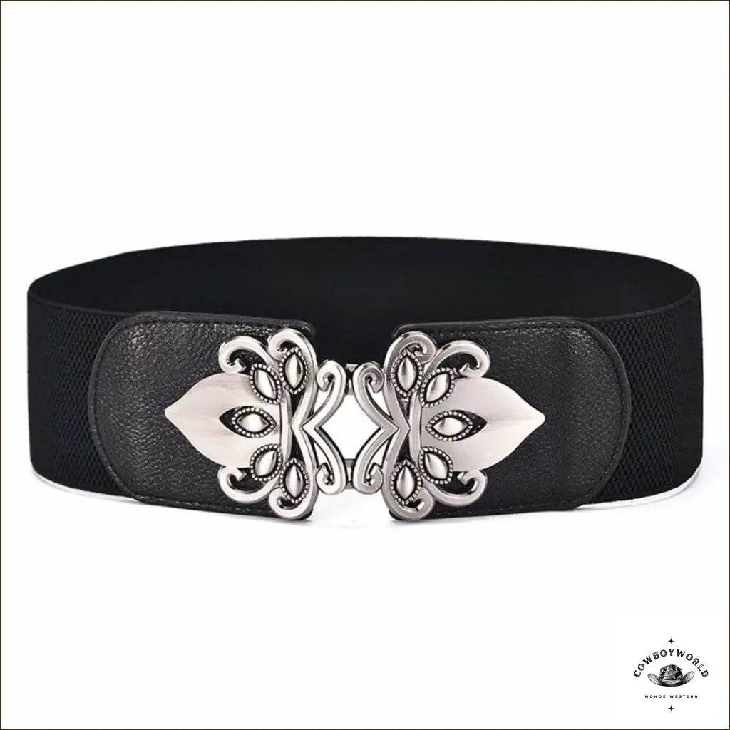 Ceinture Cowboy Double Boucle Rouge - Cowboy World