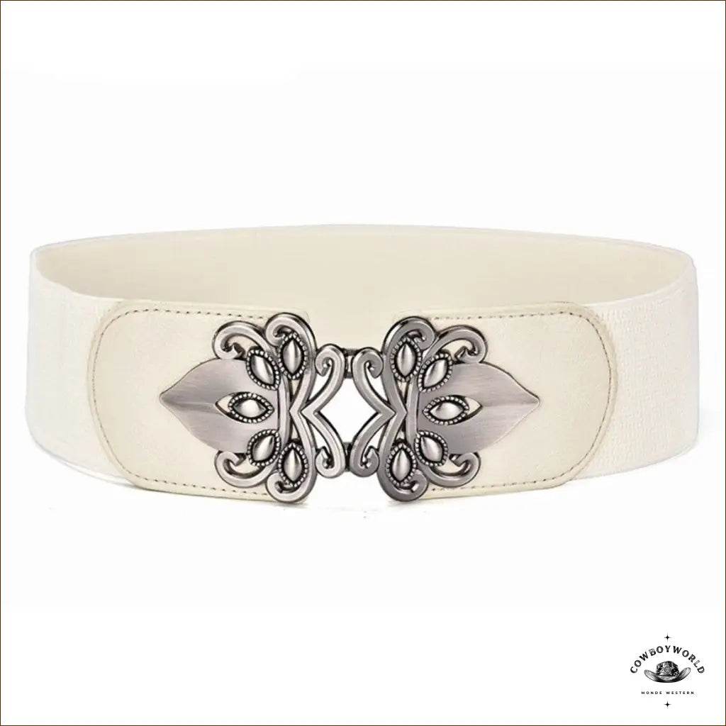 Ceinture Cowboy Double Boucle Rouge - Cowboy World