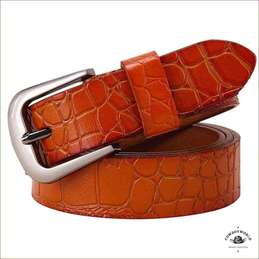 Ceinture Cowboy Femme Bleue - Cowboy World