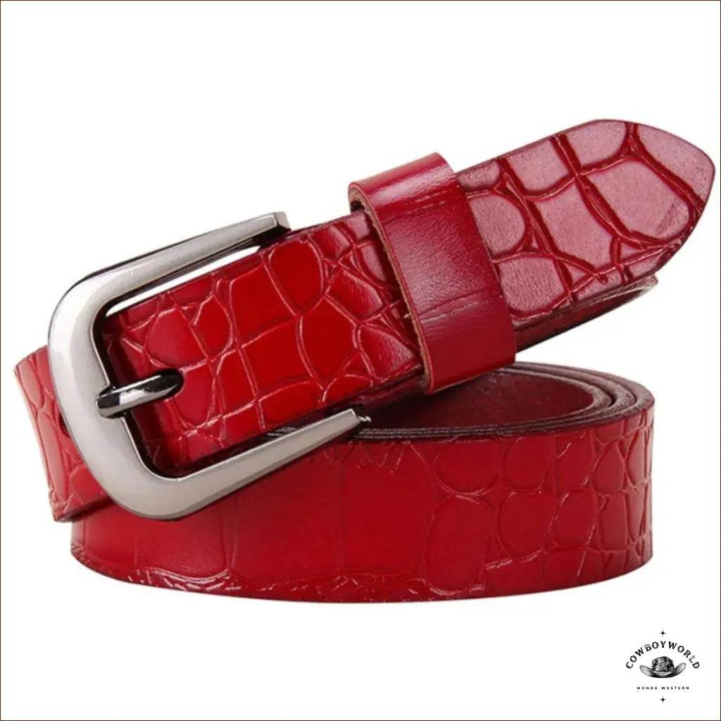 Ceinture Cowboy Femme Bleue - Cowboy World