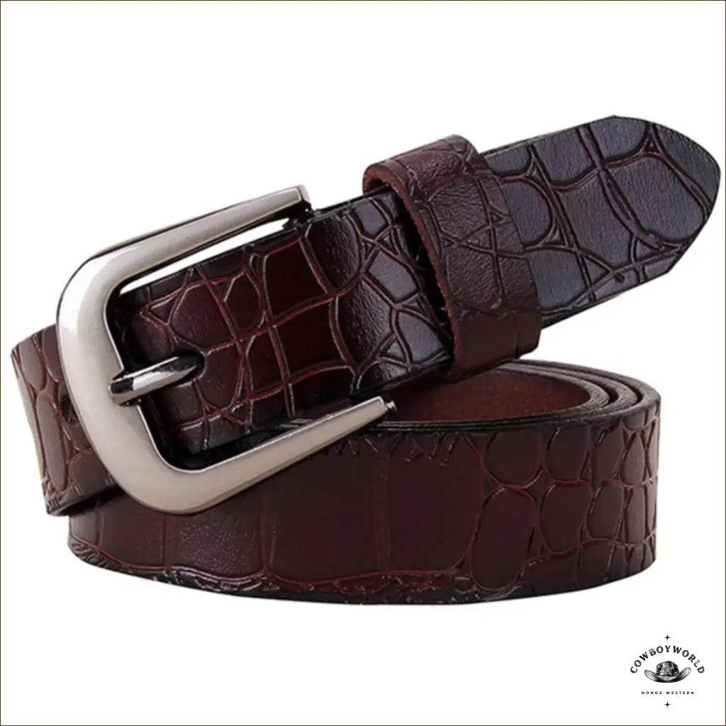 Ceinture Cowboy Femme Bleue - Cowboy World