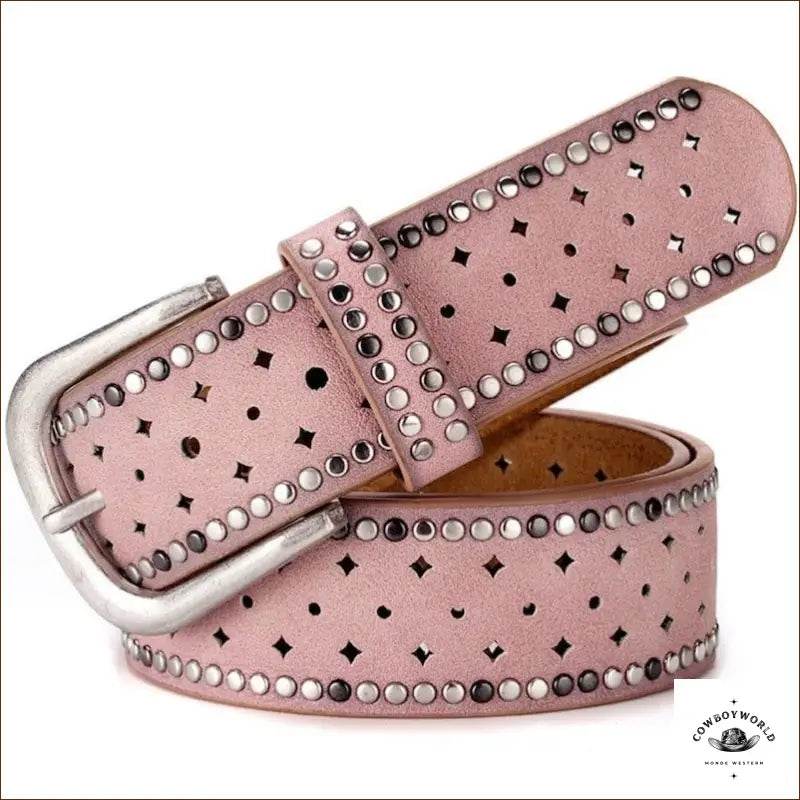Ceinture Cowboy Femme Écru - Cowboy World