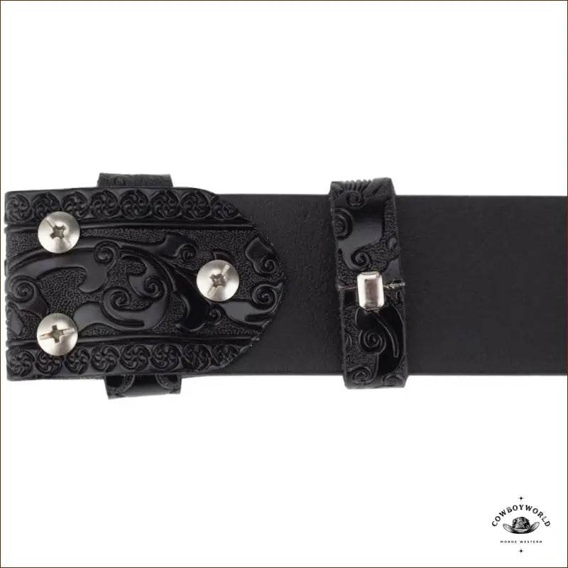 Ceinture Cuir Pour Boucle Western - Cowboy World