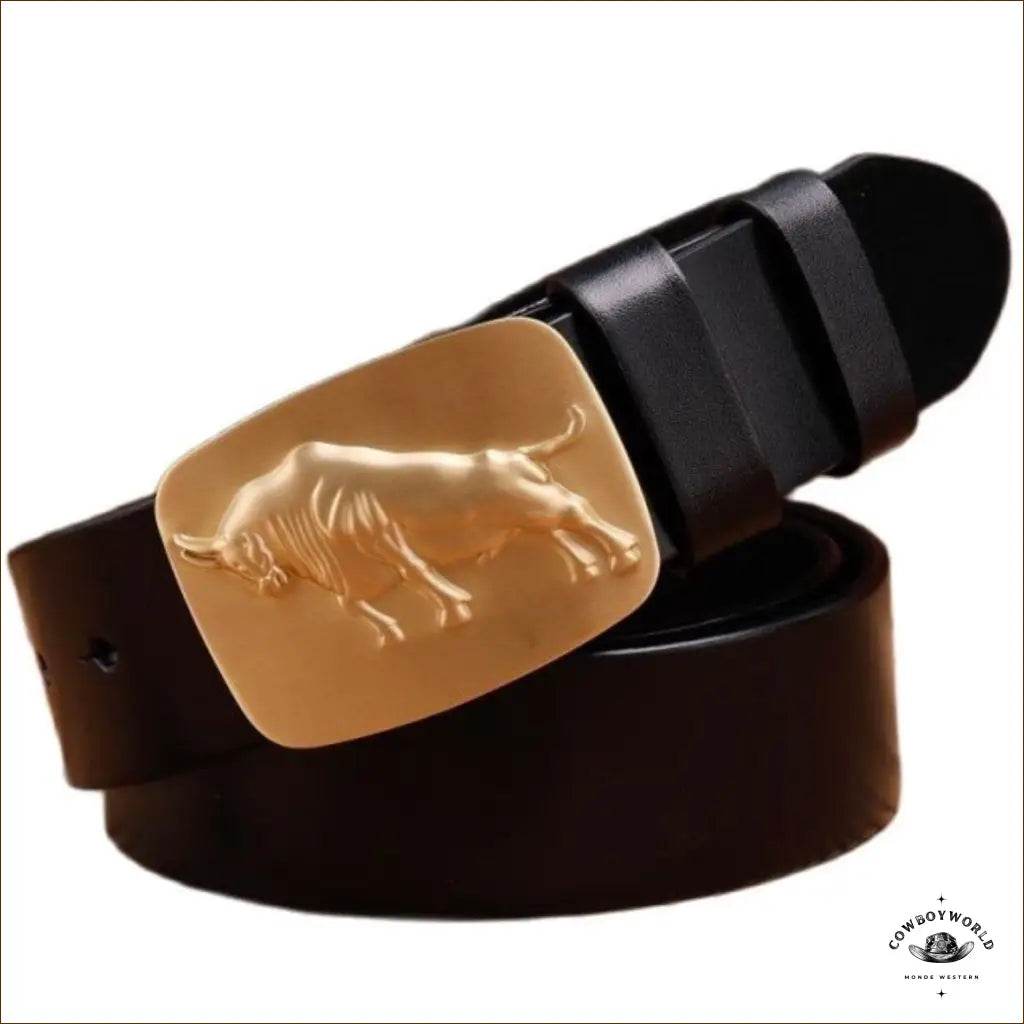 Ceinture de Western Couleur Camel - Cowboy World