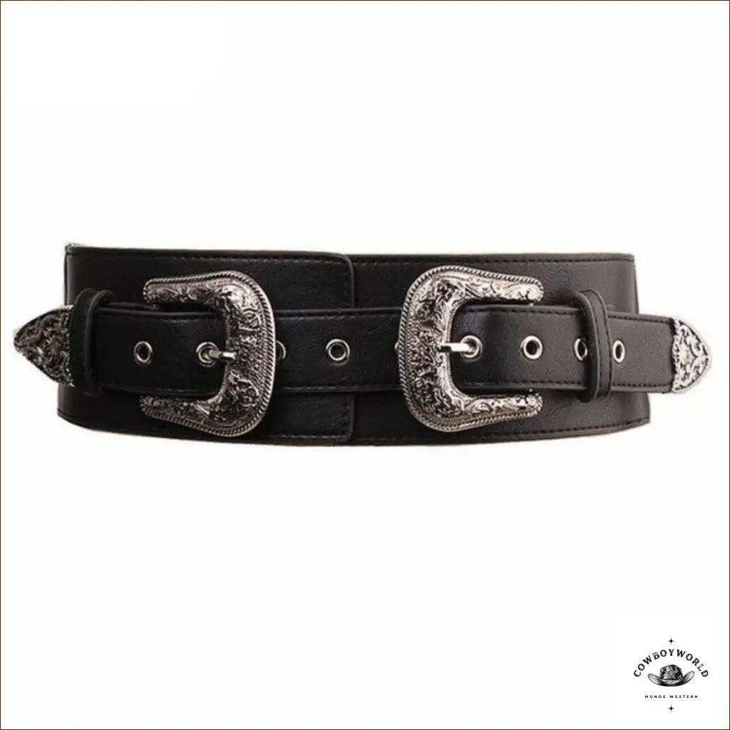 Ceinture de Western Double Boucle - Cowboy World