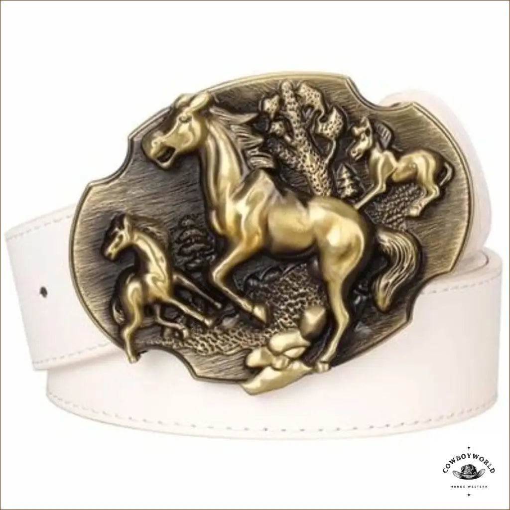 Ceinture de Western en Cuir - Cowboy World