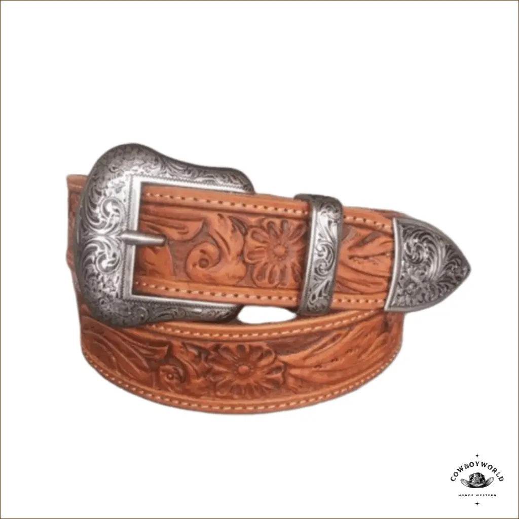 Ceinture de Western Marron - Cowboy World