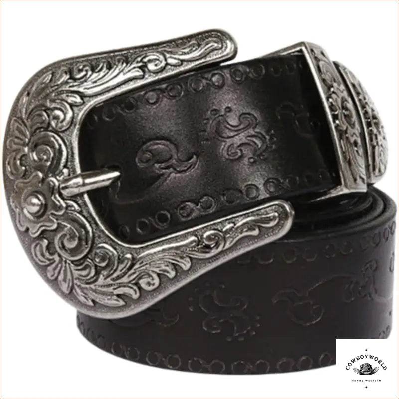 Ceinture En Cuir Femme Country - Cowboy World