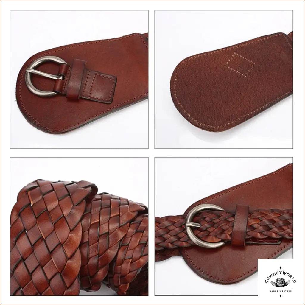 Ceinture en Cuir Western Femme - Cowboy World