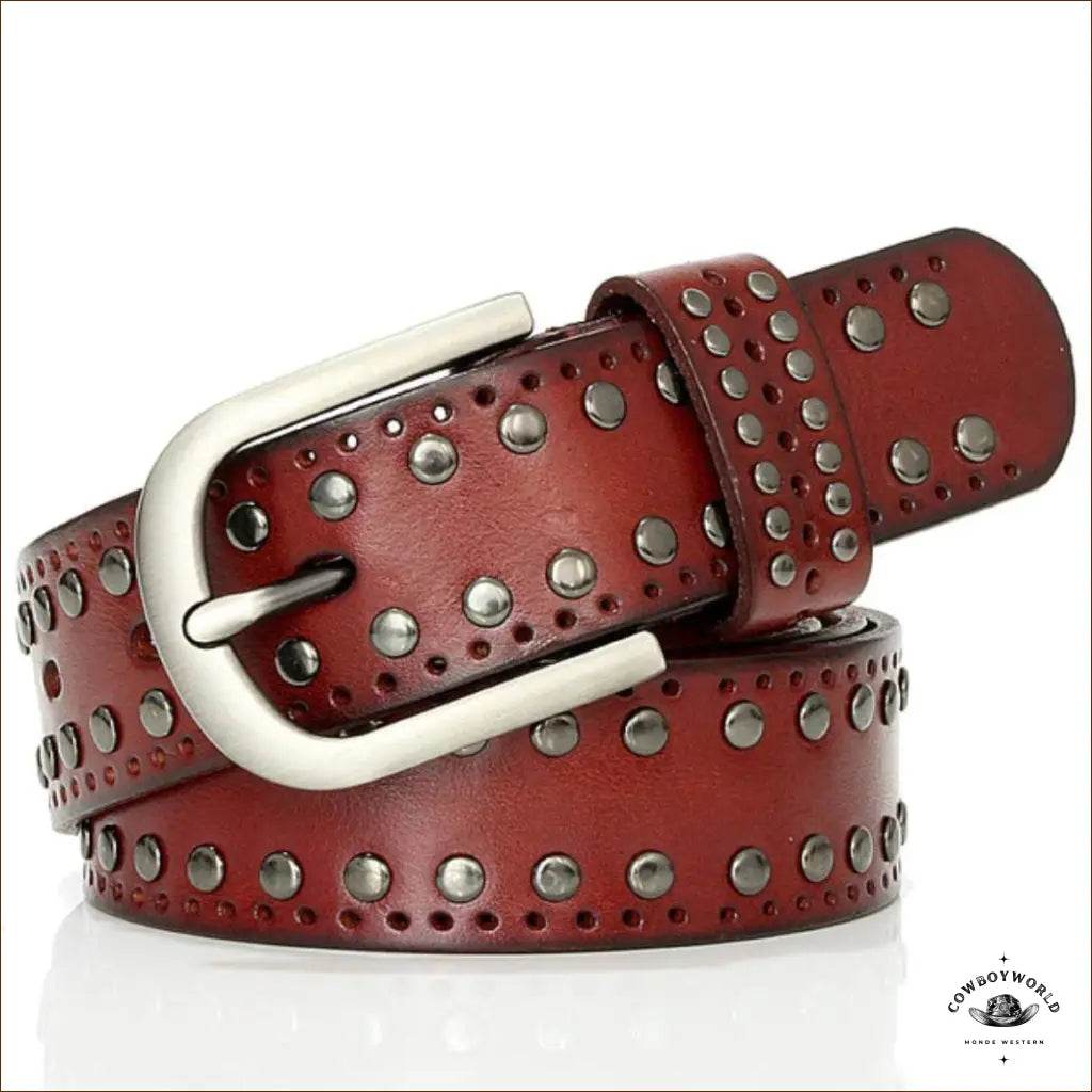 Ceinture Femme Western Verte - Cowboy World