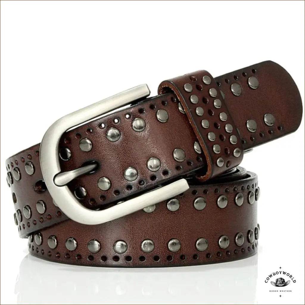 Ceinture Femme Western Verte - Cowboy World