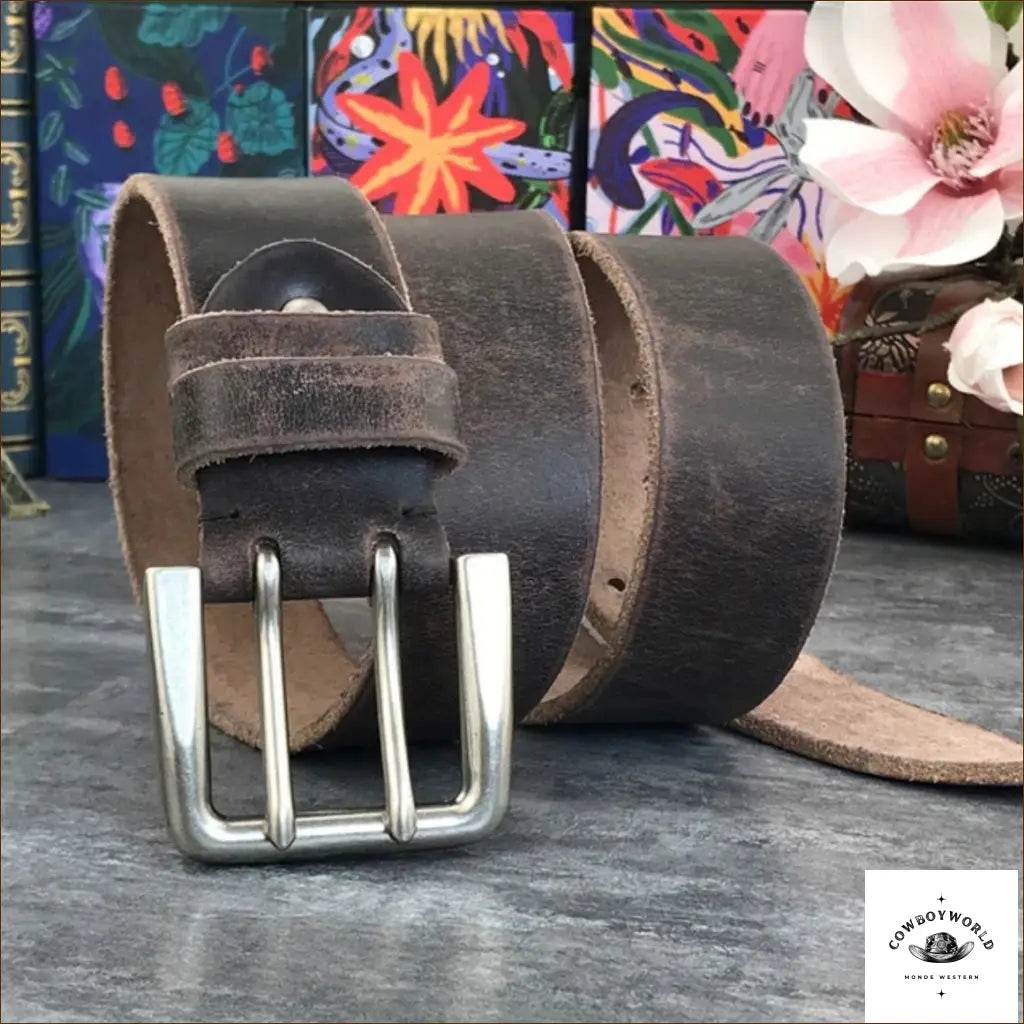 Ceinture Homme Vintage Cowboy - Cowboy World