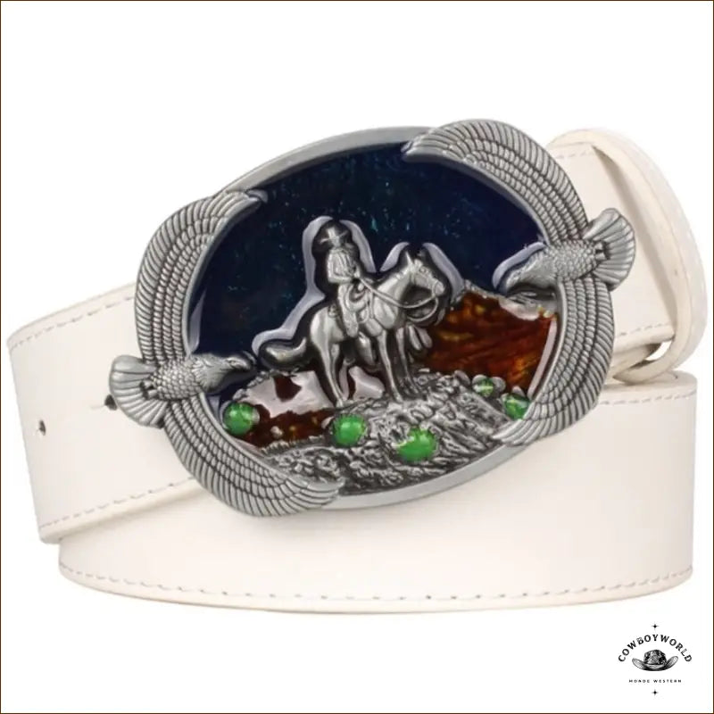 Ceinture Homme Western Marron