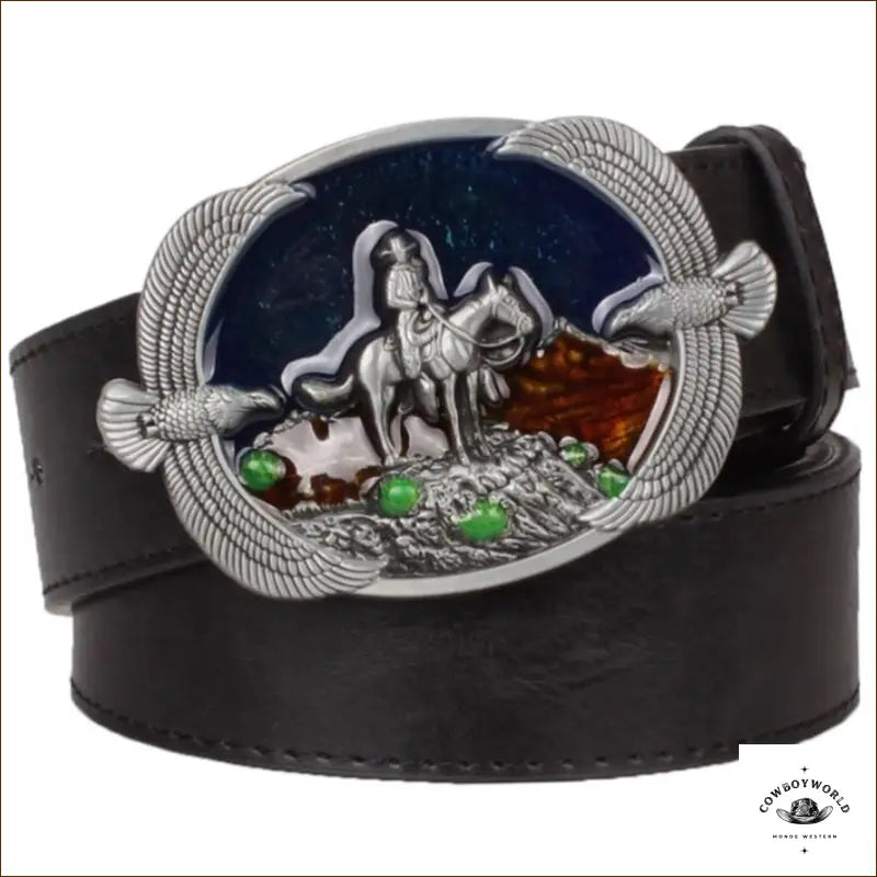 Ceinture Homme Western Marron