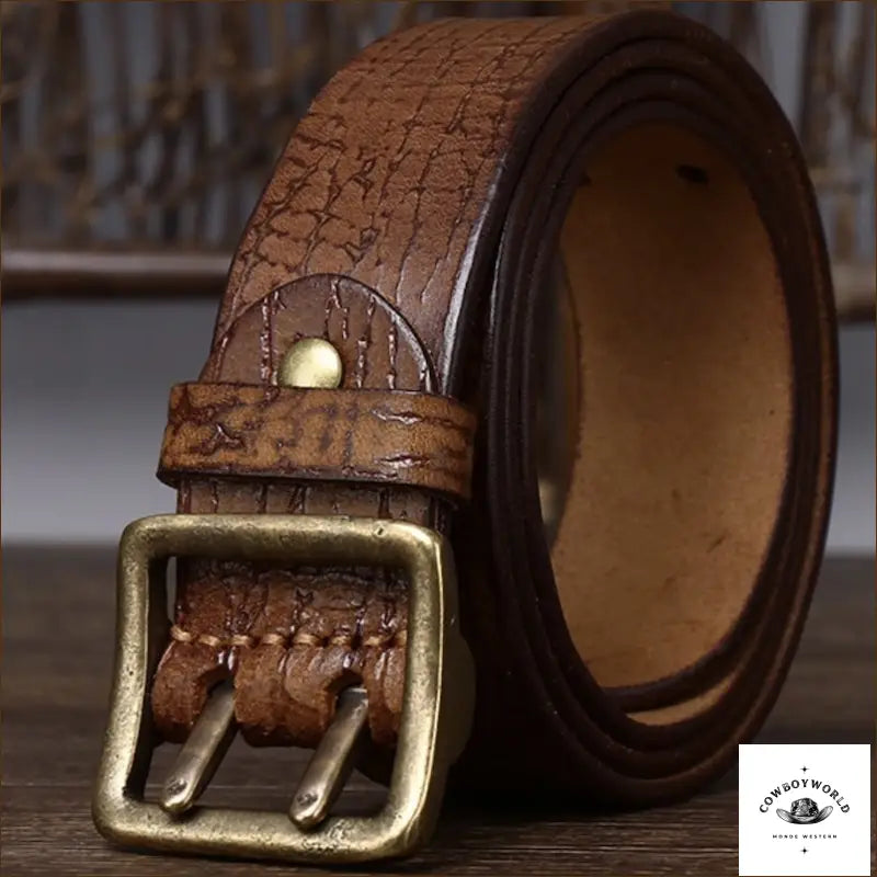 Ceinture Large Cowboy Cuir