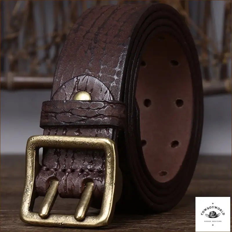 Ceinture Large Cowboy Cuir