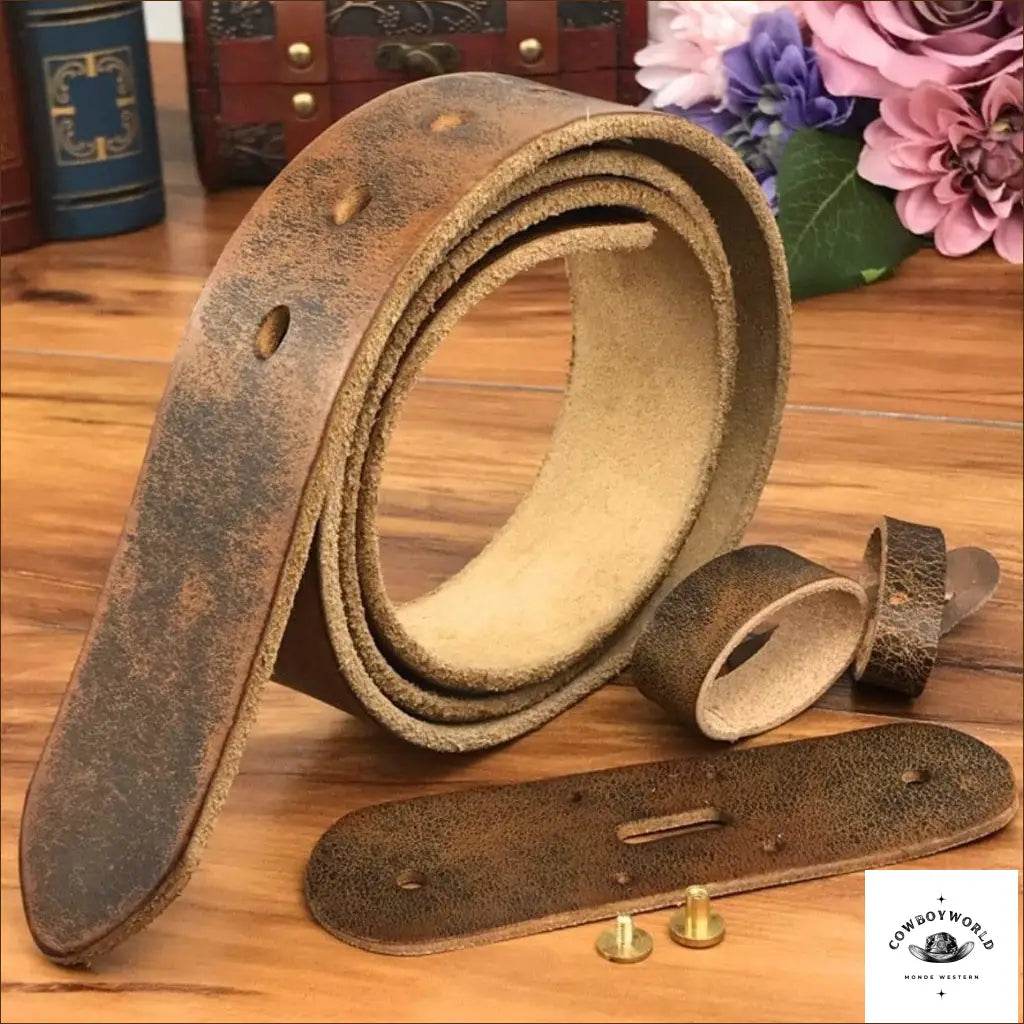 Ceinture Pour Boucle Western - Cowboy World