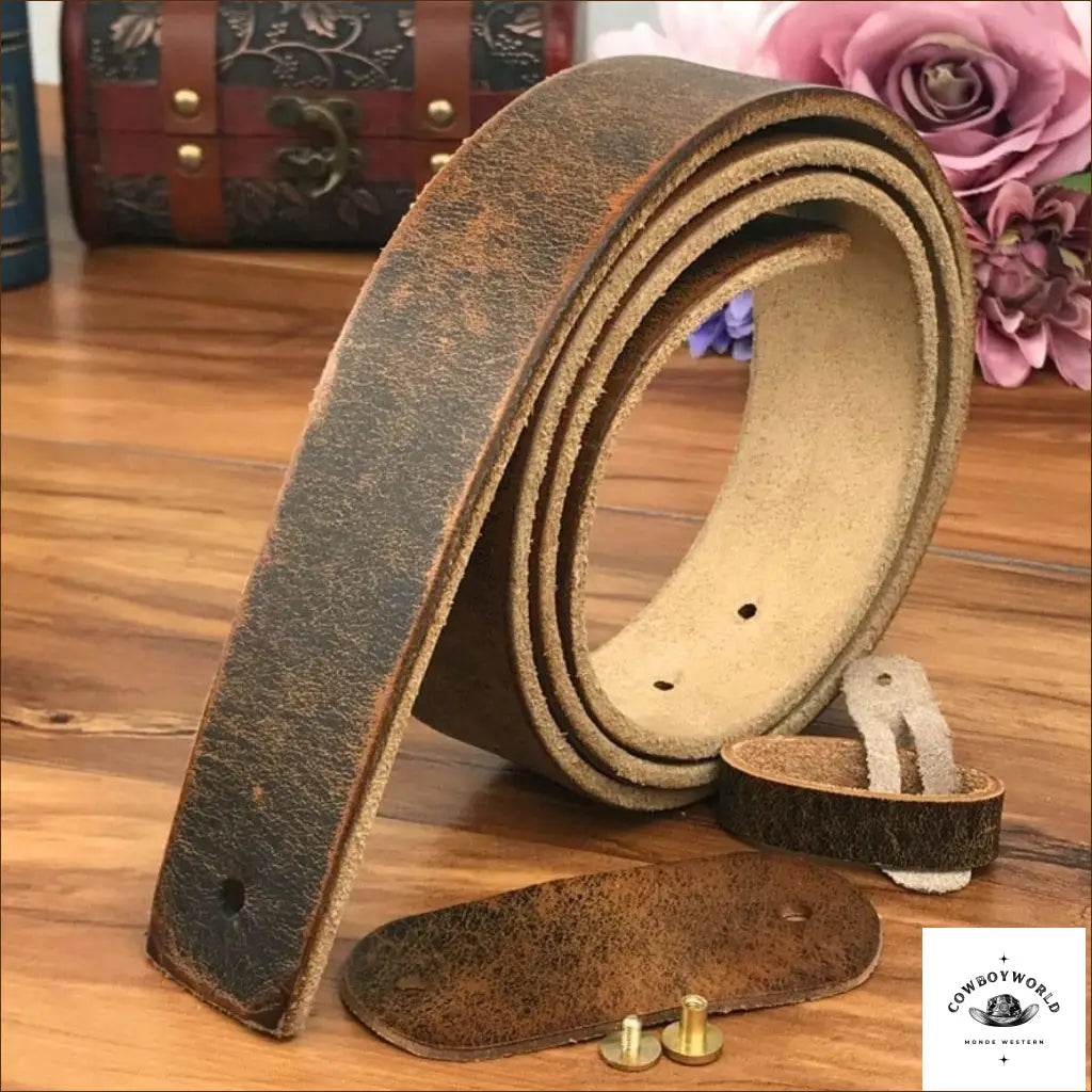 Ceinture Pour Boucle Western - Cowboy World