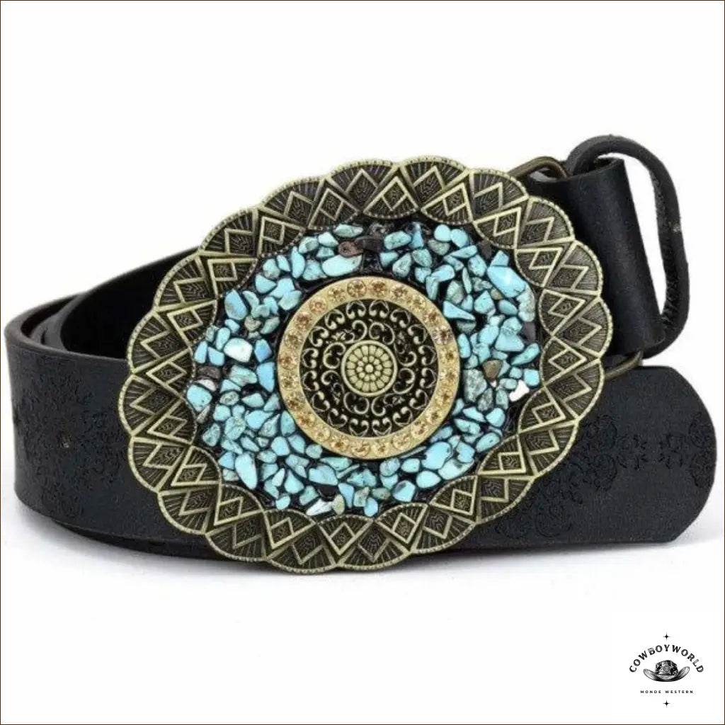 Ceinture Style Western Femme Flower - Cowboy World
