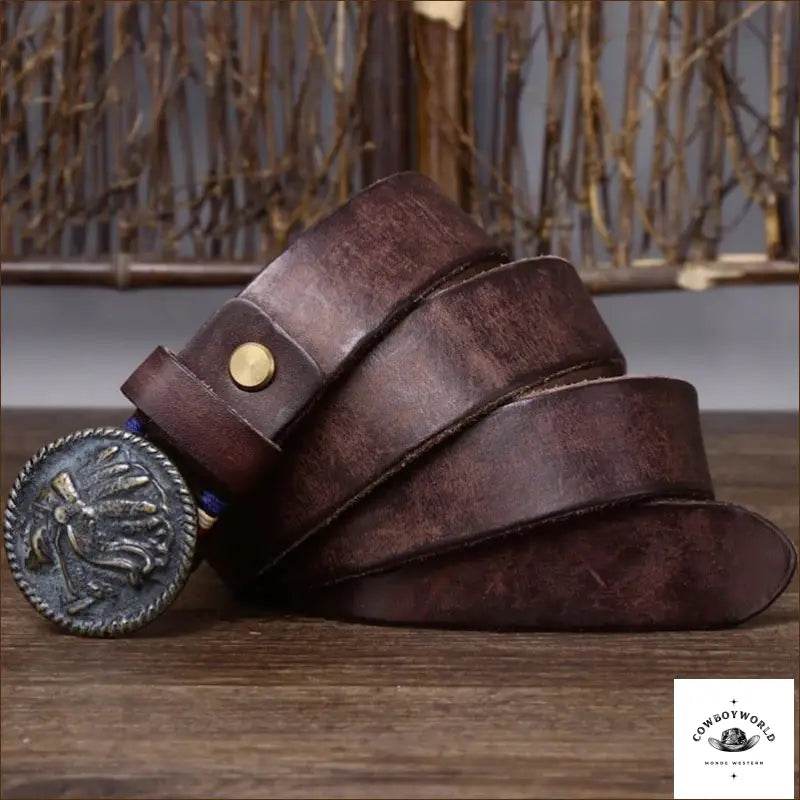 Ceinture Style Western Homme - Cowboy World