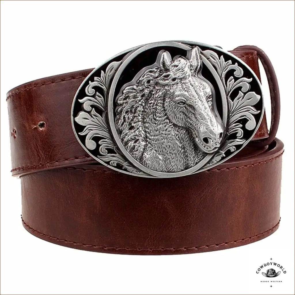 Ceinture Western Crin de Cheval - Cowboy World