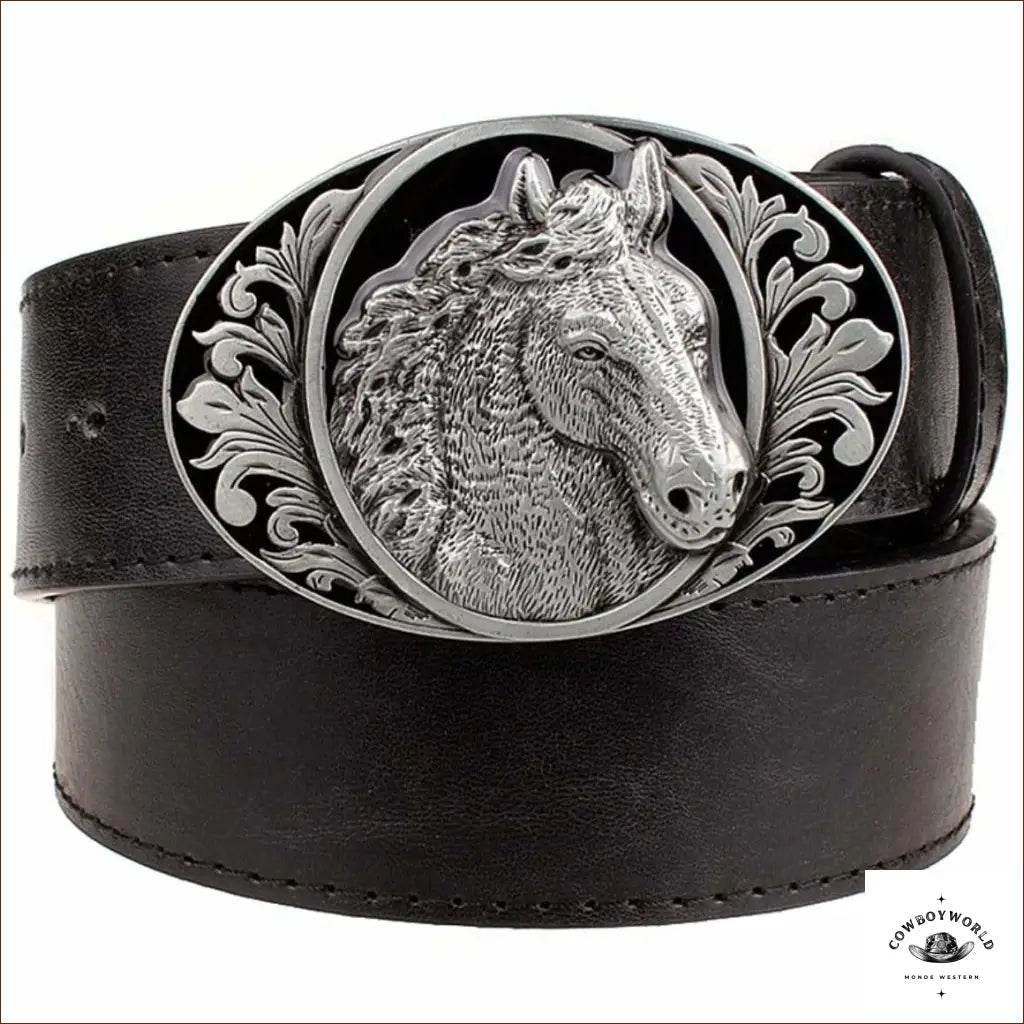 Ceinture Western Crin de Cheval - Cowboy World