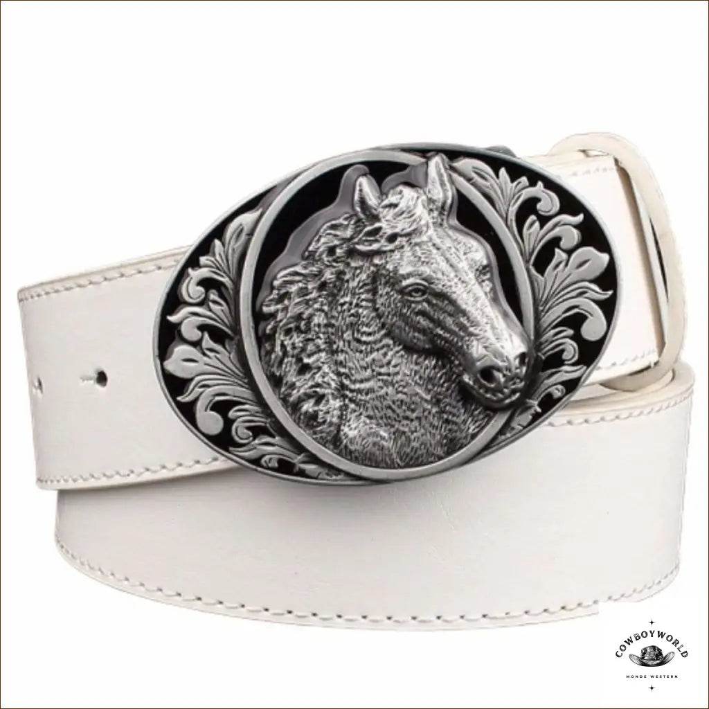 Ceinture Western Crin de Cheval - Cowboy World