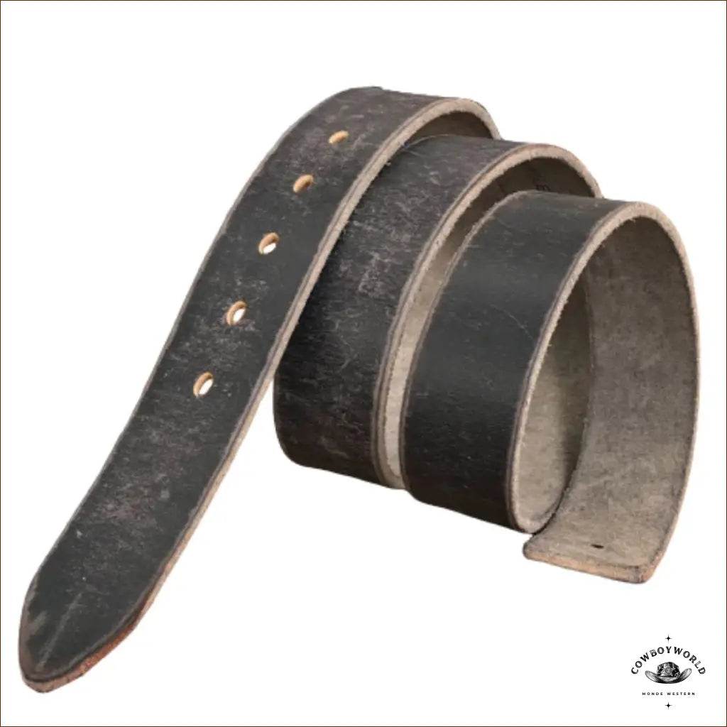 Ceinture Western en Cuir Artisanal - Cowboy World