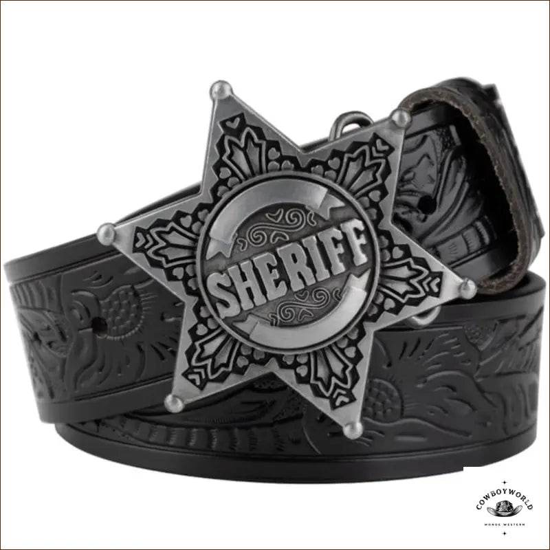 Ceinture Western Étoile - Cowboy World