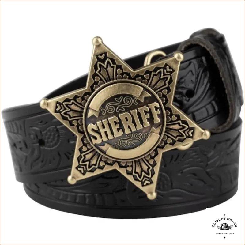 Ceinture Western Étoile - Cowboy World