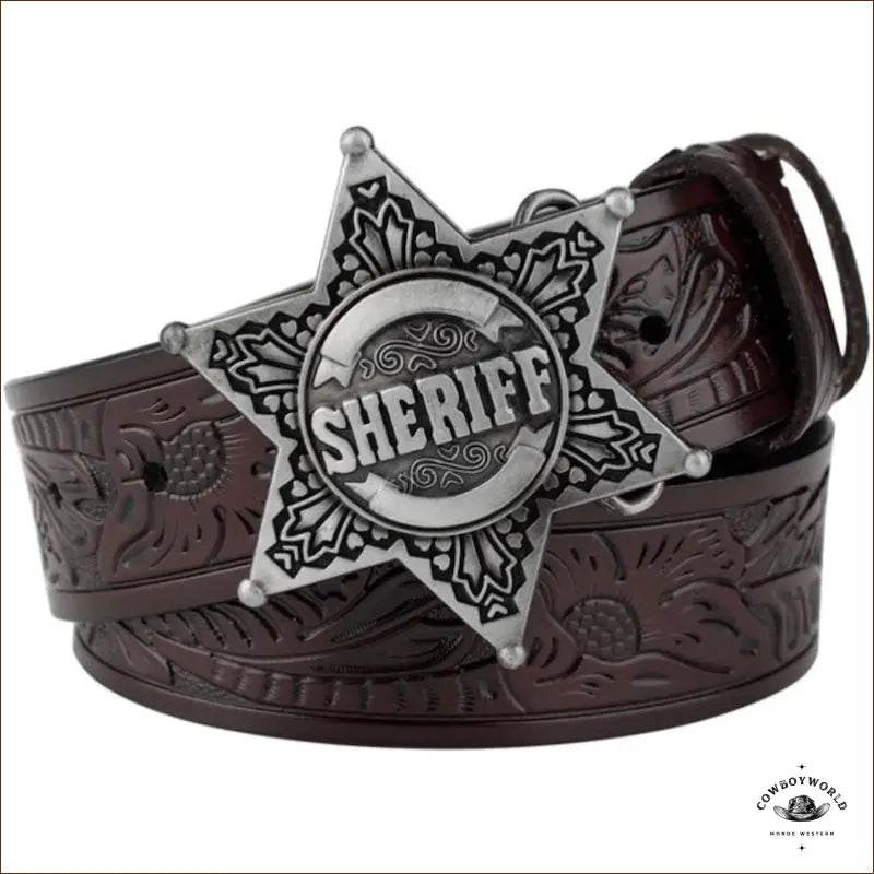 Ceinture Western Étoile - Cowboy World