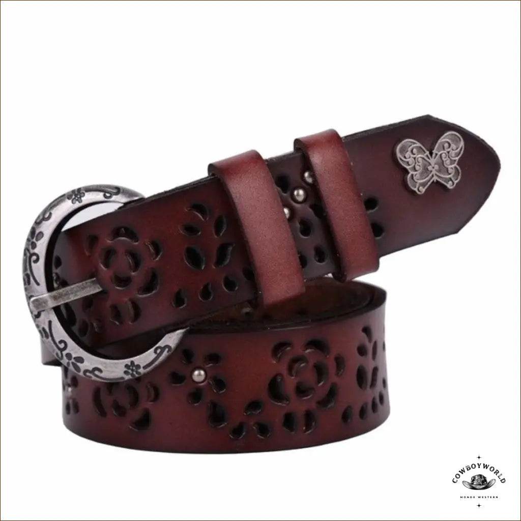 Ceinture Western Femme Cuir - Cowboy World