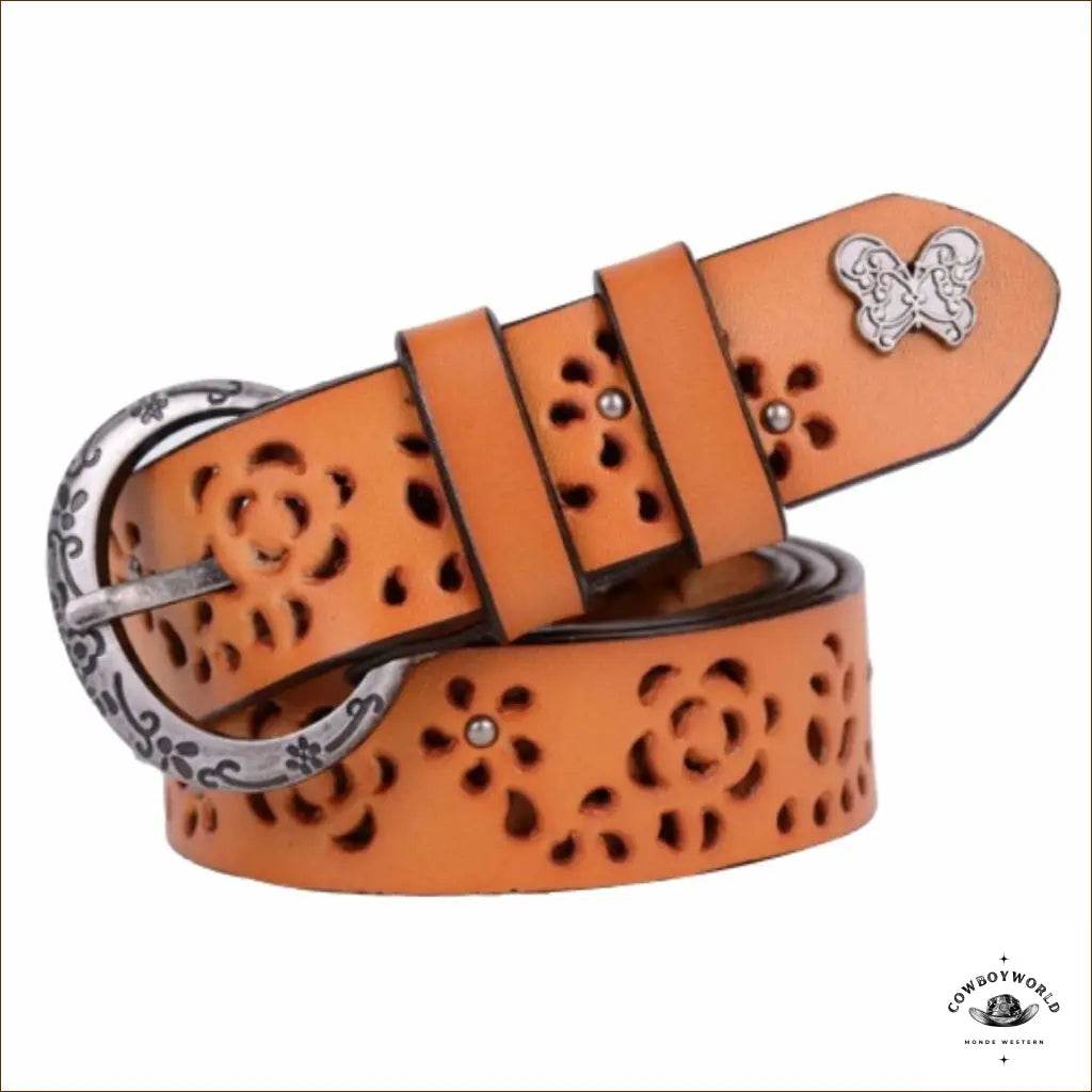 Ceinture Western Femme Cuir - Cowboy World