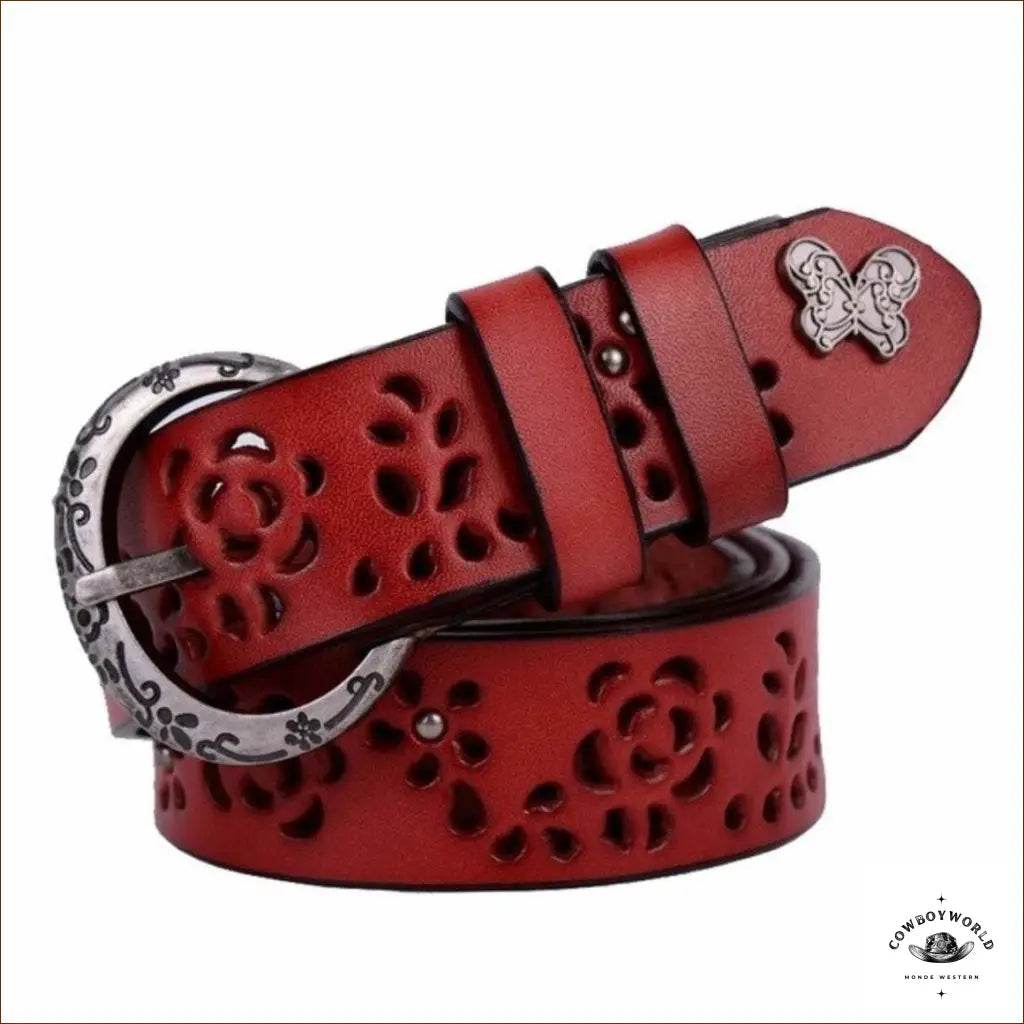 Ceinture Western Femme Cuir - Cowboy World