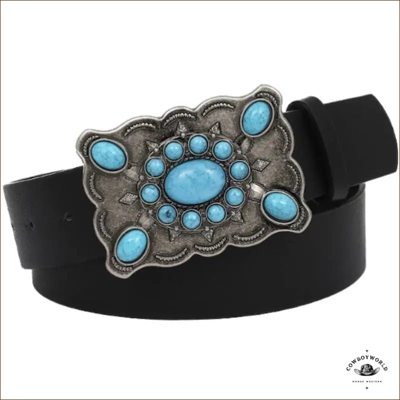 Ceinture Western Femme Turquoise