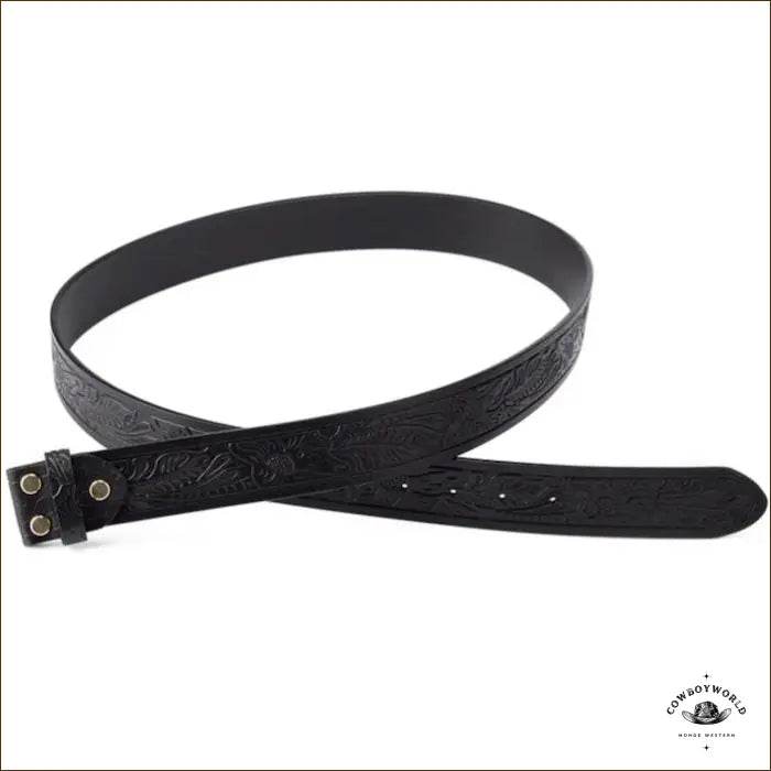 Ceinture Western Pour Boucle Interchangeable - Cowboy World
