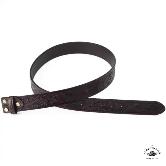 Ceinture Western Pour Boucle Interchangeable