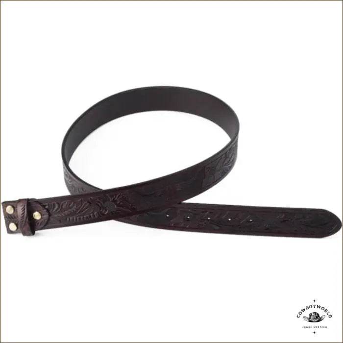 Ceinture Western Pour Boucle Interchangeable - Cowboy World