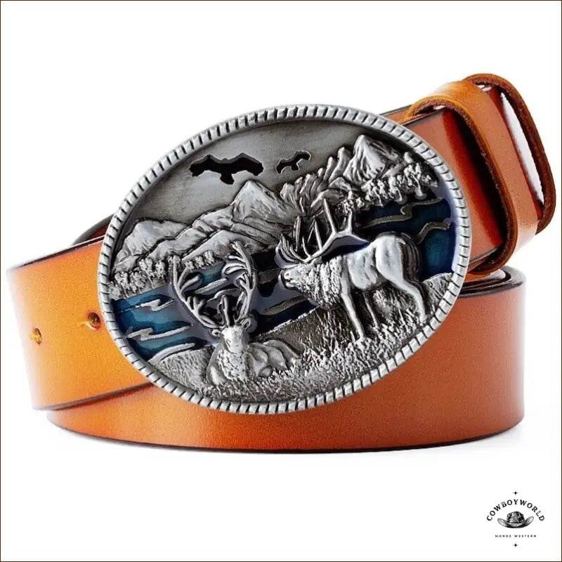Ceinture Western Rouge - Cowboy World